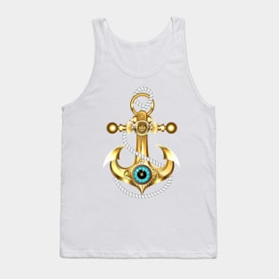 Anchor with clock (Steampunk) Tank Top